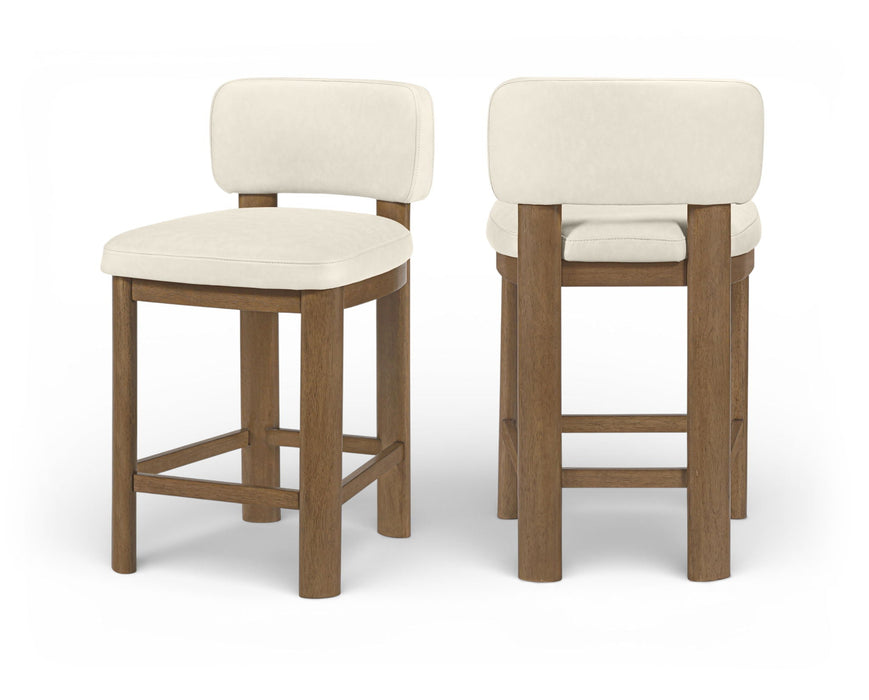 Paloma Vegan Leather Upholstered Counter Stool