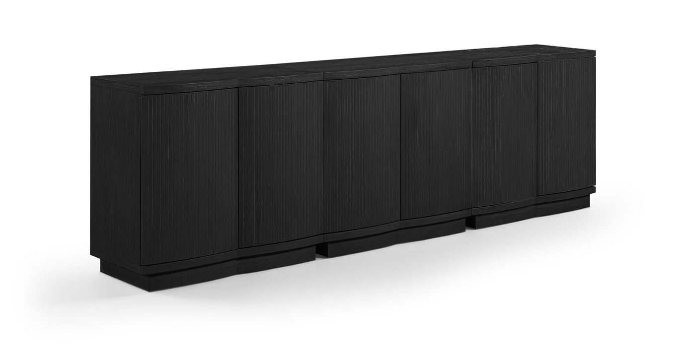 Aveline Oak Veneer 3pc. Sideboard / Buffet