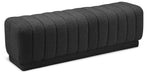 Heathrow Boucle Fabric Upholstered Bench