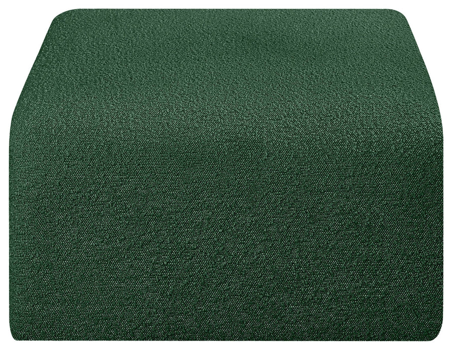 Arc Boucle Fabric Upholstered Modular Ottoman