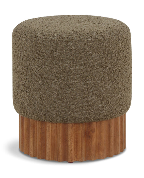 Taburete tapizado de bouclé Veranda