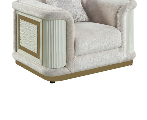 Bona Accent Chair – Bona Chair Beige by Galaxy Home Furnishings