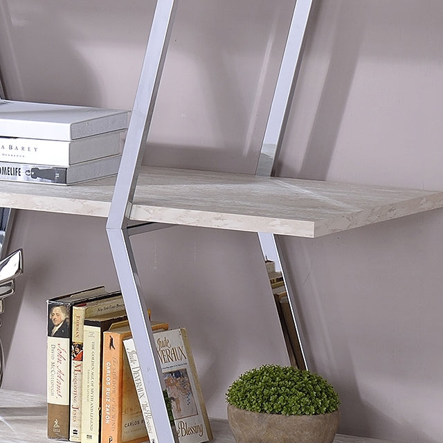 Zila Bookcase - Chrome