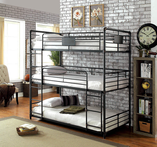 Olga //Bunk Bed - Antique Black - Twin