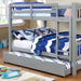 Cameron /Bunk Bed, Gray - Full