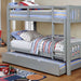 Cameron /Bunk Bed, Gray - Twin