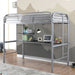 Opal Loft Bed - Silver