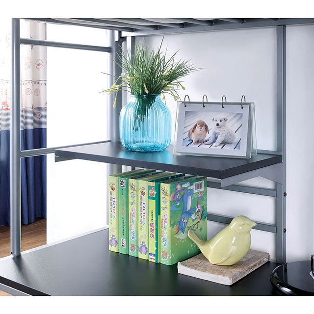 Opal Loft Bed - Silver