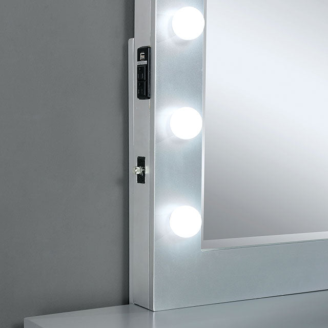 Margret Vanity Set - White/Gray