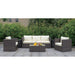 Ilona Armless Chair - Brown/Beige