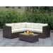 Ilona Armless Chair - Brown/Beige