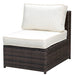 Ilona Armless Chair - Brown/Beige