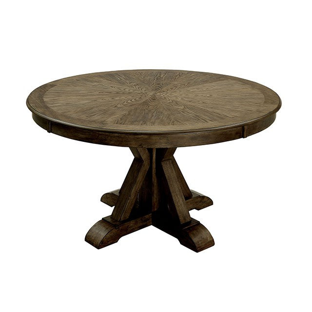 Julia Round Dining Table - Light Oak/Beige