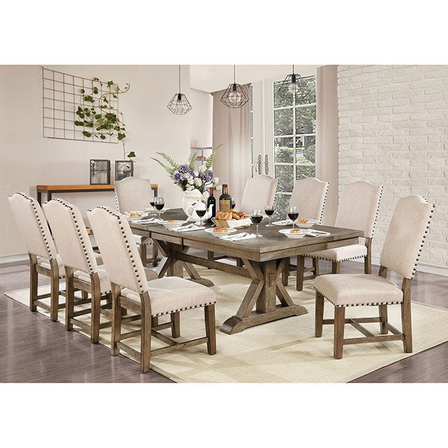 Julia Dining Table - Light Oak/Beige