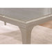 Diocles Dining Table - Silver/Gray