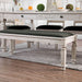 Georgia Bench - Antique White/Gray