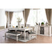 Georgia Bench - Antique White/Gray