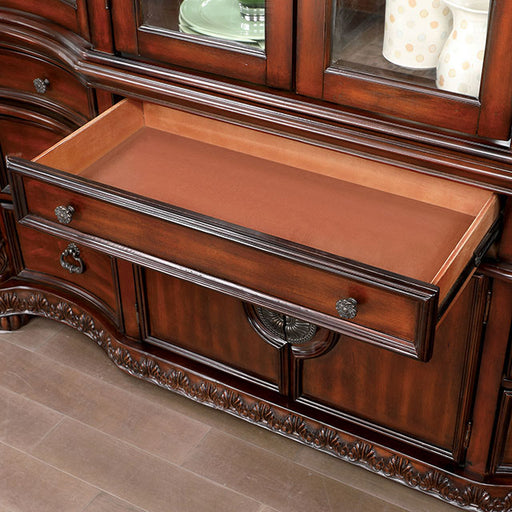 Canyonville Hutch & Buffet - Brown Cherry
