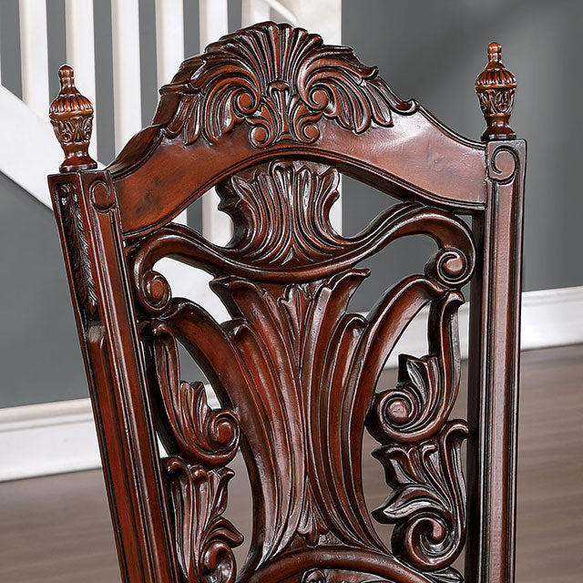 Canyonville Side Chair (Set of 2) - Dark Brown/Brown Cherry