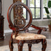 Normandy Arm Chair (Set of 2) - Brown Cherry/Tan