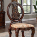 Normandy Side Chair (Set of 2) - Brown Cherry/Tan