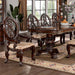 Normandy 9 Pc Dining Table Set - Brown Cherry