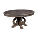 Arcadia Round Dining Table - Rustic Natural Tone/Ivory