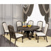 Arcadia Round Dining Table - Rustic Natural Tone/Ivory
