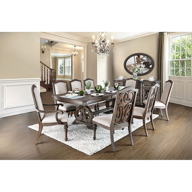 Arcadia Side Chair (Set of 2) - Rustic Natural Tone/Ivory