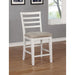 Kiana Counter Ht. Chair (Set of 2) - White
