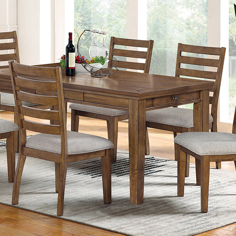 Mesa de comedor Rapidview - nogal/gris claro