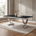 Wadenstil Dining Table - Black/Chrome