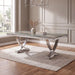 Wadenstil Dining Table - Green/Chrome