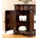 Bellagio 5 Pc Dining Table Set (Leatherette Chairs) - Brown Cherry