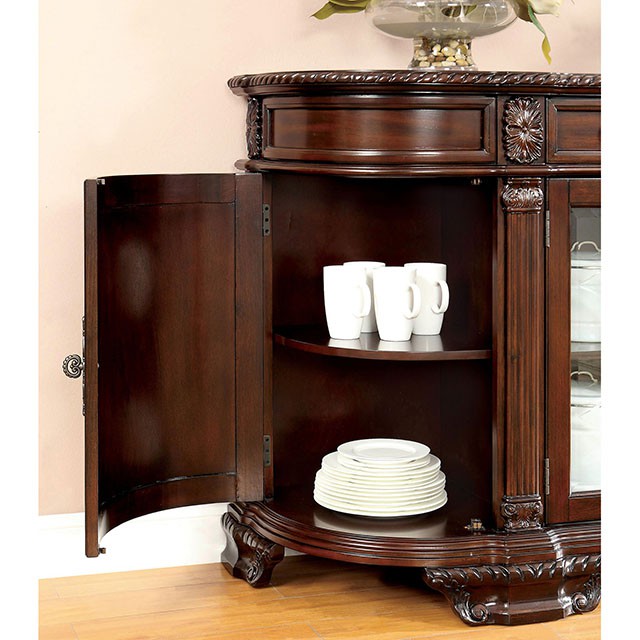 Bellagio Server - Brown Cherry
