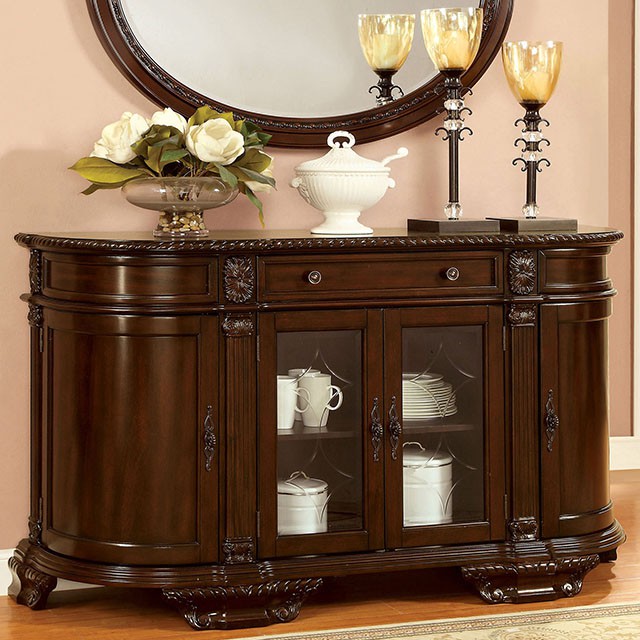 Bellagio Server - Brown Cherry