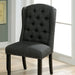 Sania Side Chair (Set of 2) - Antique Black/Gray