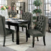 Sania 9 Pc Dining Table Set - Antique Black/Beige / 9 Pc Dining Table Set (CM3324BK-T-84-GY-9PC)
