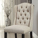 Sania Side Chair (Set of 2) - Antique Black/Beige