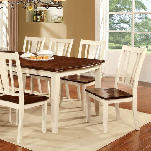Dover Dining Table - Vintage White/Cherry
