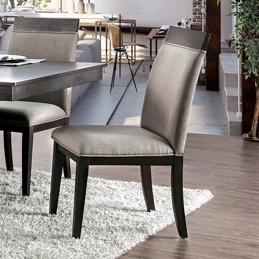 modoc Side Chair (Set of 2) - Beige/Espresso