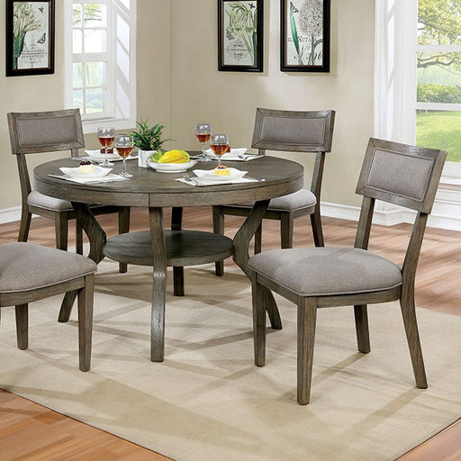 Leeds Round Dining Table - Gray