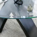 Jasmin 5 Pc Dining Table Set - Black/Beige