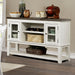 Auletta Server - Distressed White/Gray