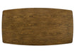Oberwil Dining Table - Antique Oak/Black