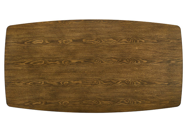 Oberwil Dining Table - Antique Oak/Black