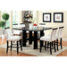 Luminar 5 Pc Counter Ht Table Set - Black