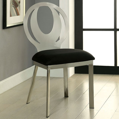 Orla Side Chair (Set of 2) - Silver/Black