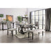 Alfred 6 Pc Dining Table Set w/ Bench - Antique Black