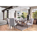 Gianna Side Chair (Set of 2) - Rustic Oak/Ivory